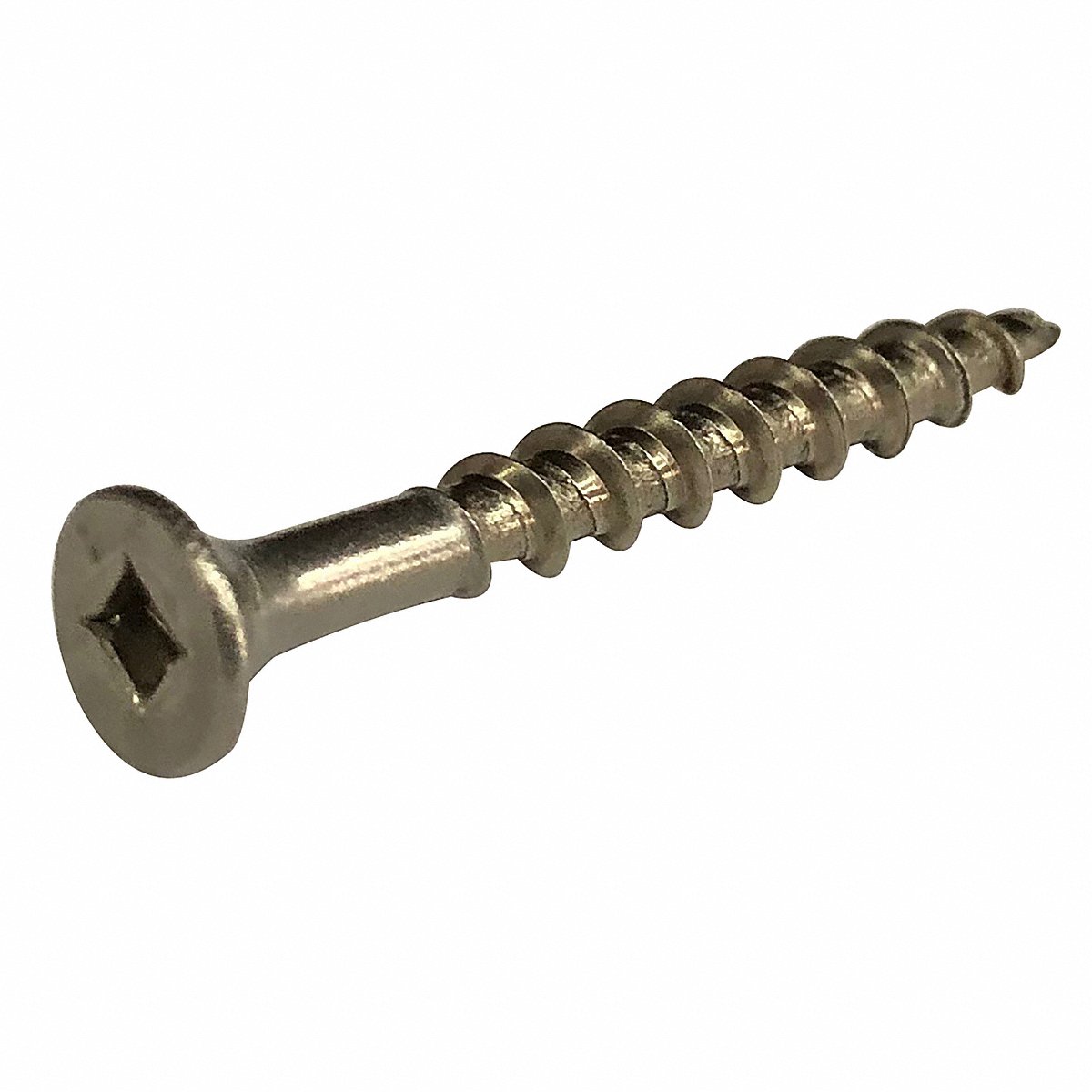 Babbitt Steam Specialty Co Deck Screw, #10, 18-8Ss, 2"L, Pk50, 2" (1VB39)