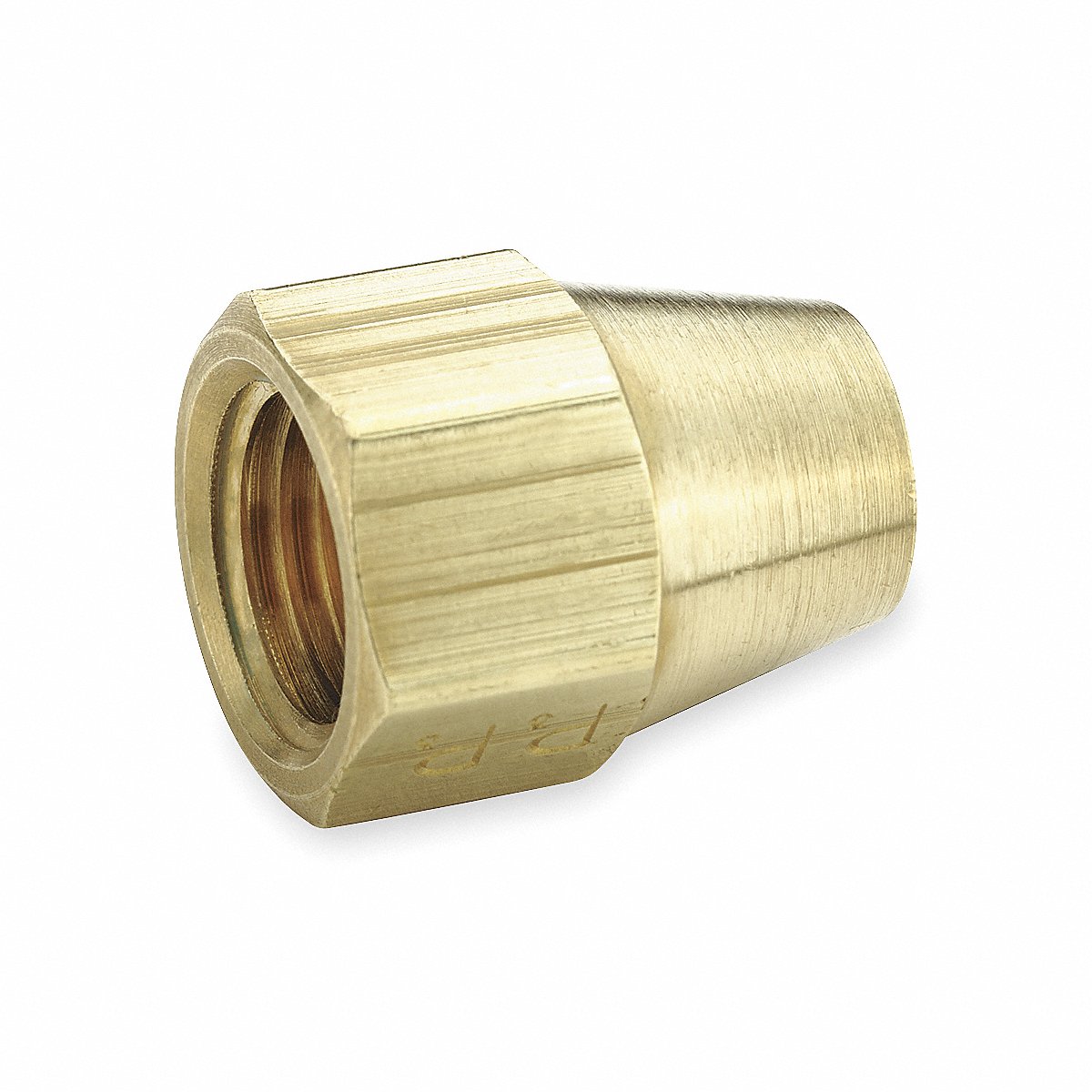 Parker Short Nut 45 deg Brass Tube 5/8 in PK10 (41FS-10)