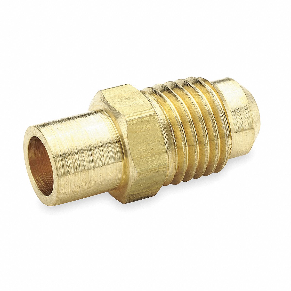 Parker Adapter 45 deg Brass Flare x Solder PK10 (43F-4-4)