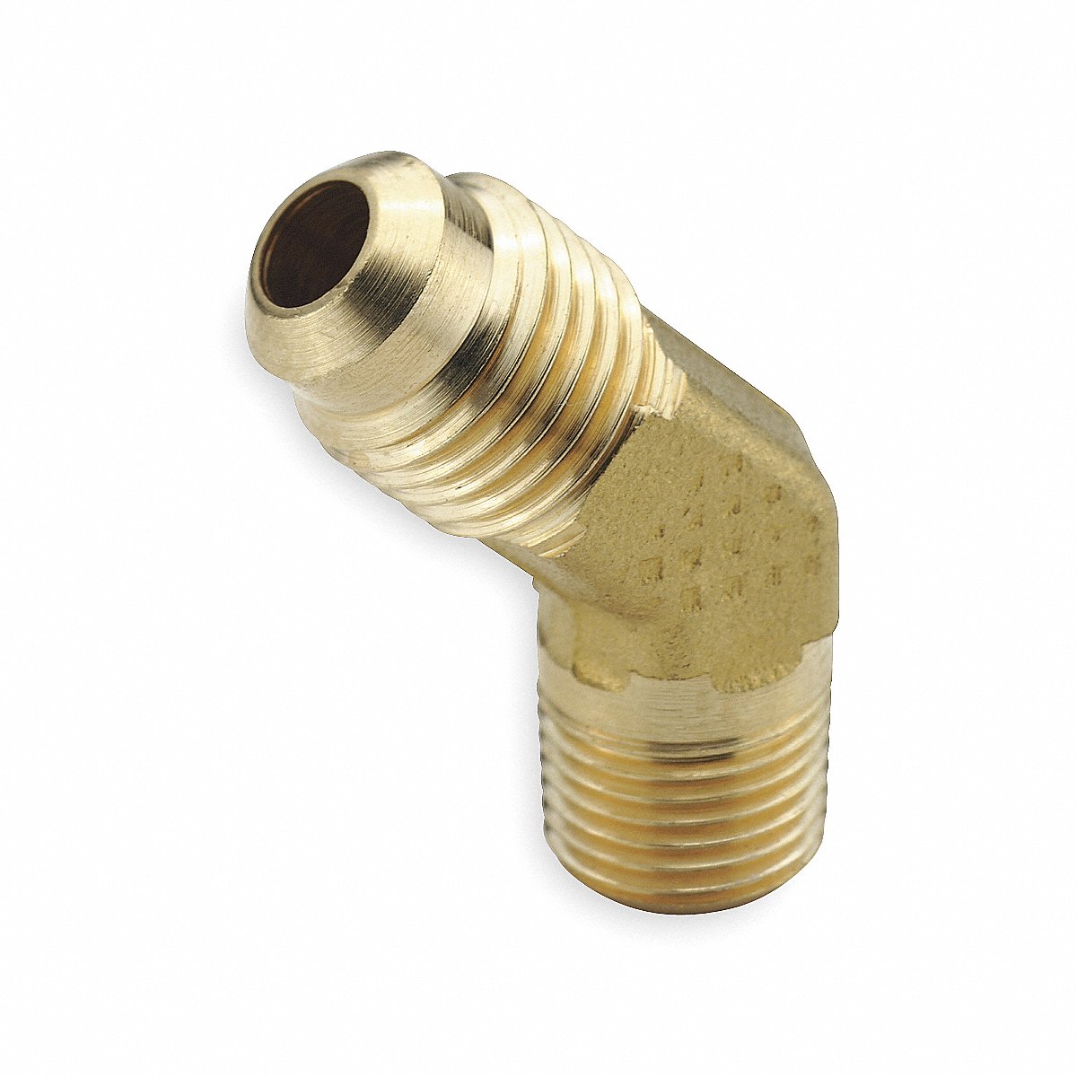 Parker Male Elbow 45 deg Brass Tube x MNPT PK10 (159F-6-6)