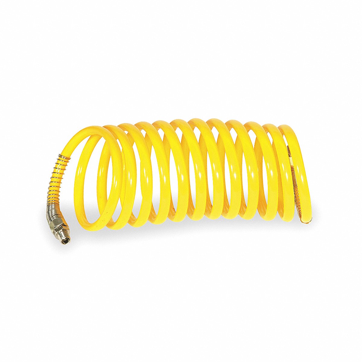 Speedaire Coiled Air Hose, 3/8" Id X 12 Ft., 165 Psi, 8" (1VEJ1)