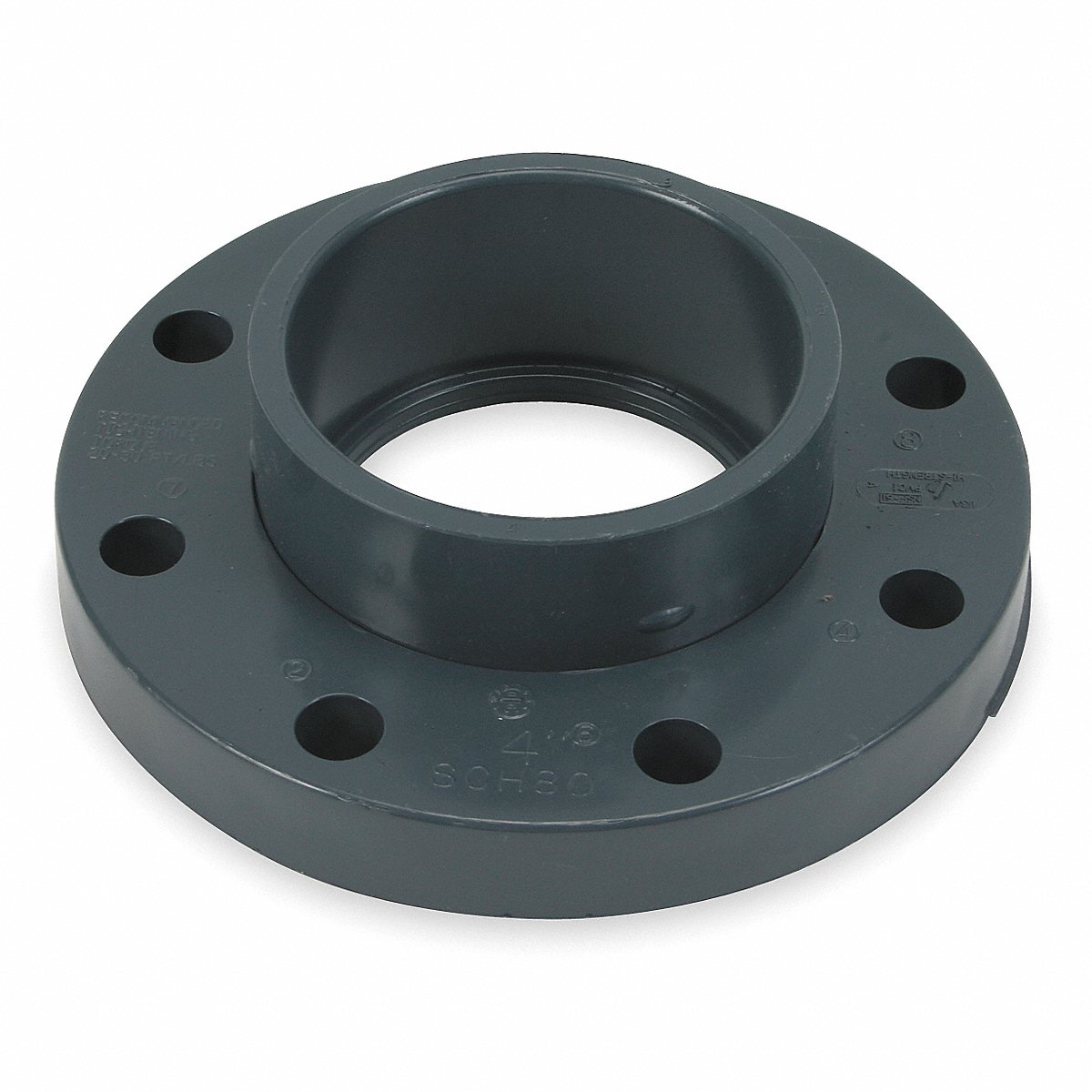 Georg Fischer Corporation Van Stone Flange, 4 In, Schedule 80, 4 in (854-040)