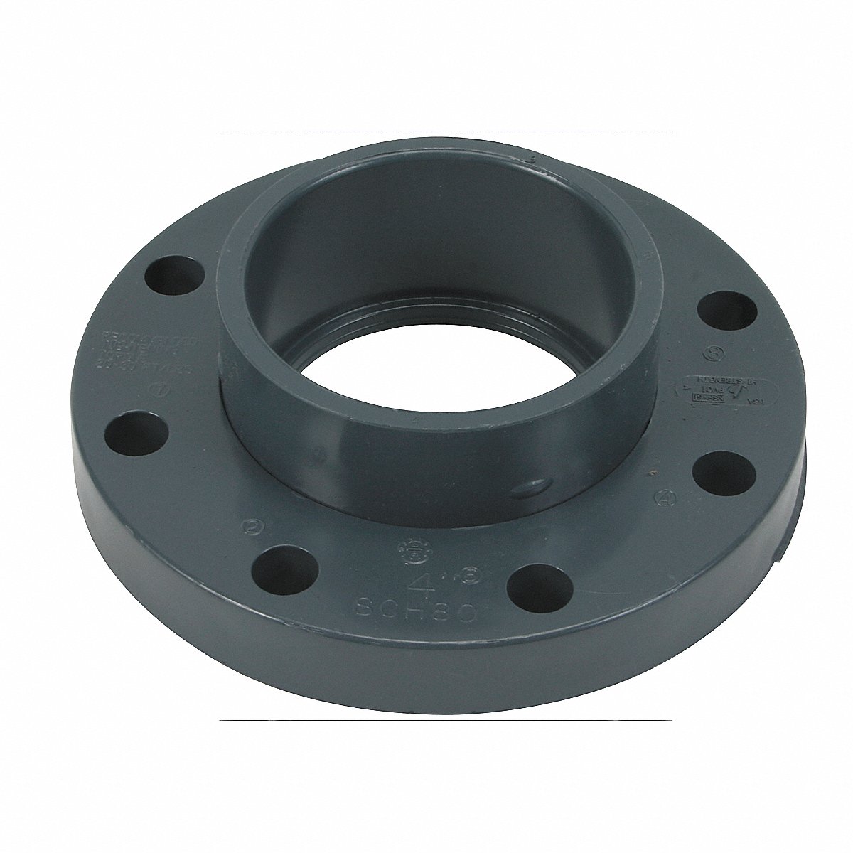 Georg Fischer Corporation Van Stone Flange, 4 In, Schedule 80, 4 in (855-040)
