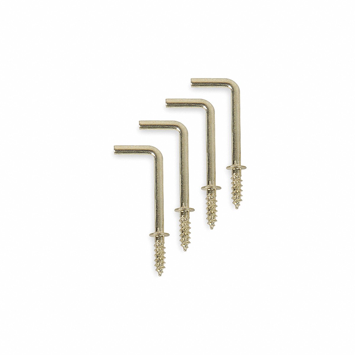 Shoulder Hook, Brass-Plated Steel, 1-1/8" Dia, PK20 (1WBK6)
