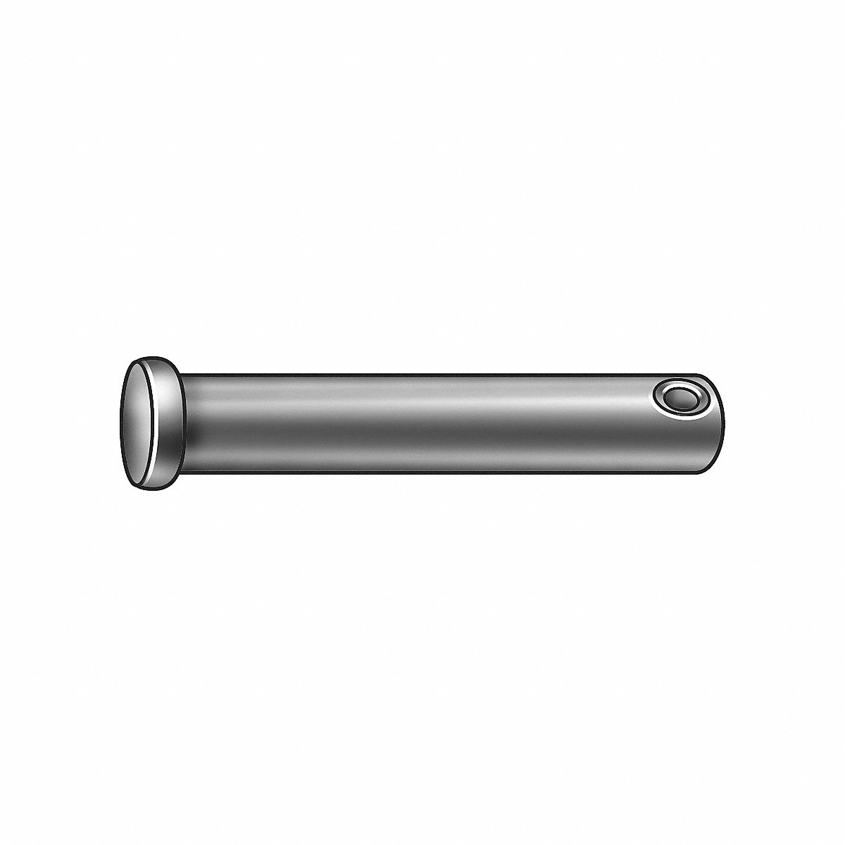 Clevis Pin, Steel, 5/16" x 2-1/8", Pack of 25 (1WGA2)