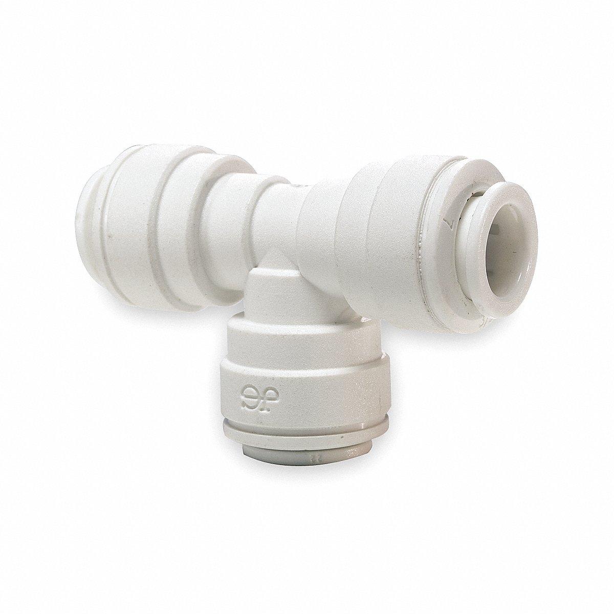 John Guest Tube Adapter, 3/8" OD, Polypropylene, Pack of 10 (PP0212W-PK10)