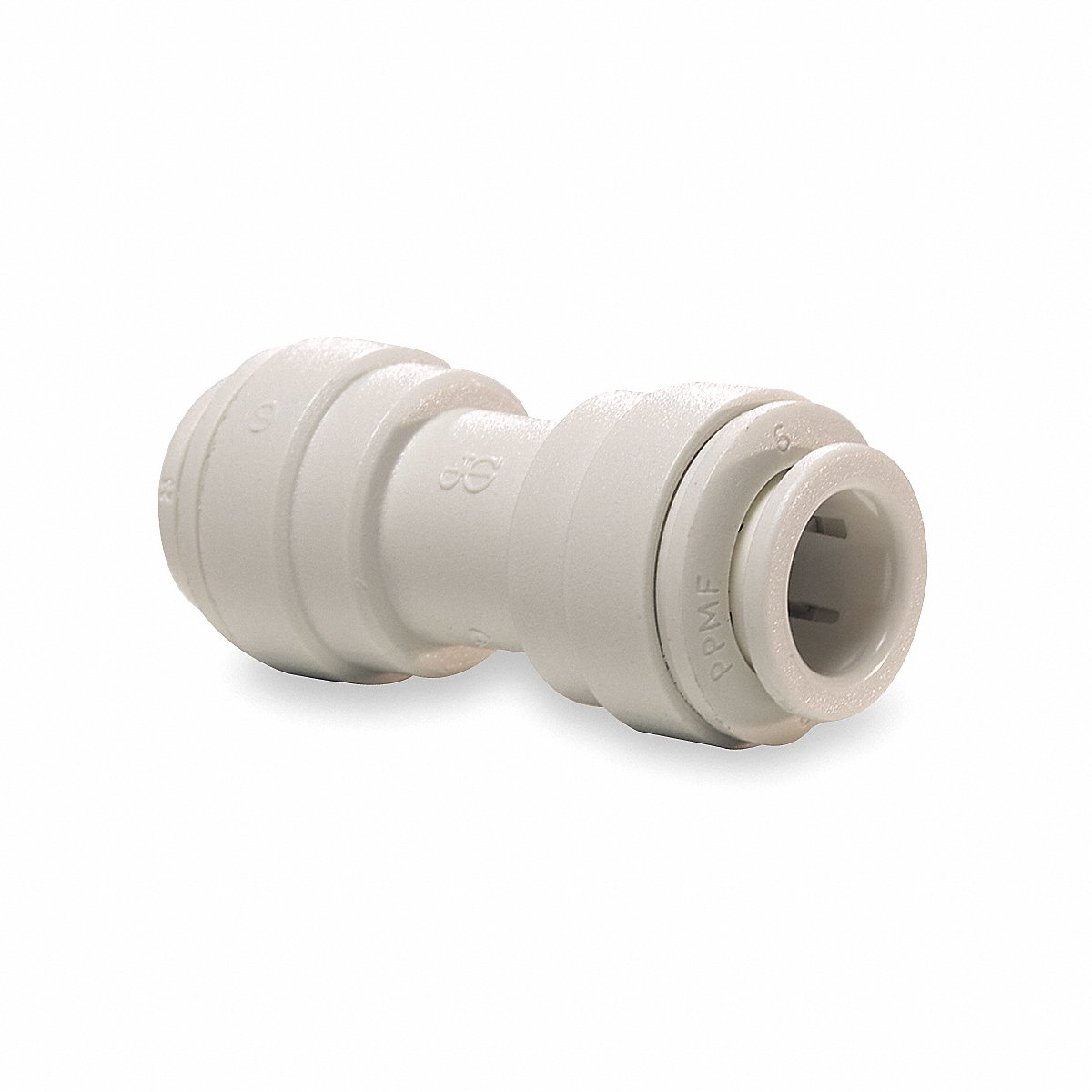 John Guest Union Adapter, 1/4" Tube OD, Pack of 10 (PP0408W-PK10)