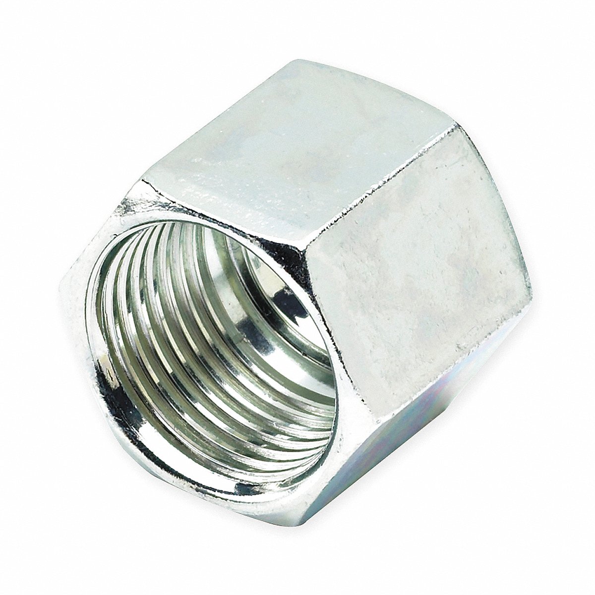 Parker Compression Nut, Zinc-Plated Steel, 3/8" (6 BL-S)