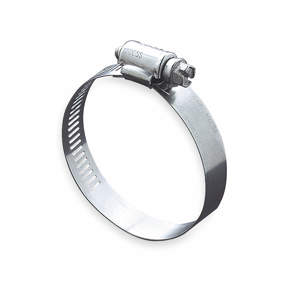 Ideal Worm Gear Hose Clamp – 1/2 in Band, 3 in to 5 in Clamping Range, 301 Stainless Steel, 10 Pack (5Y028)