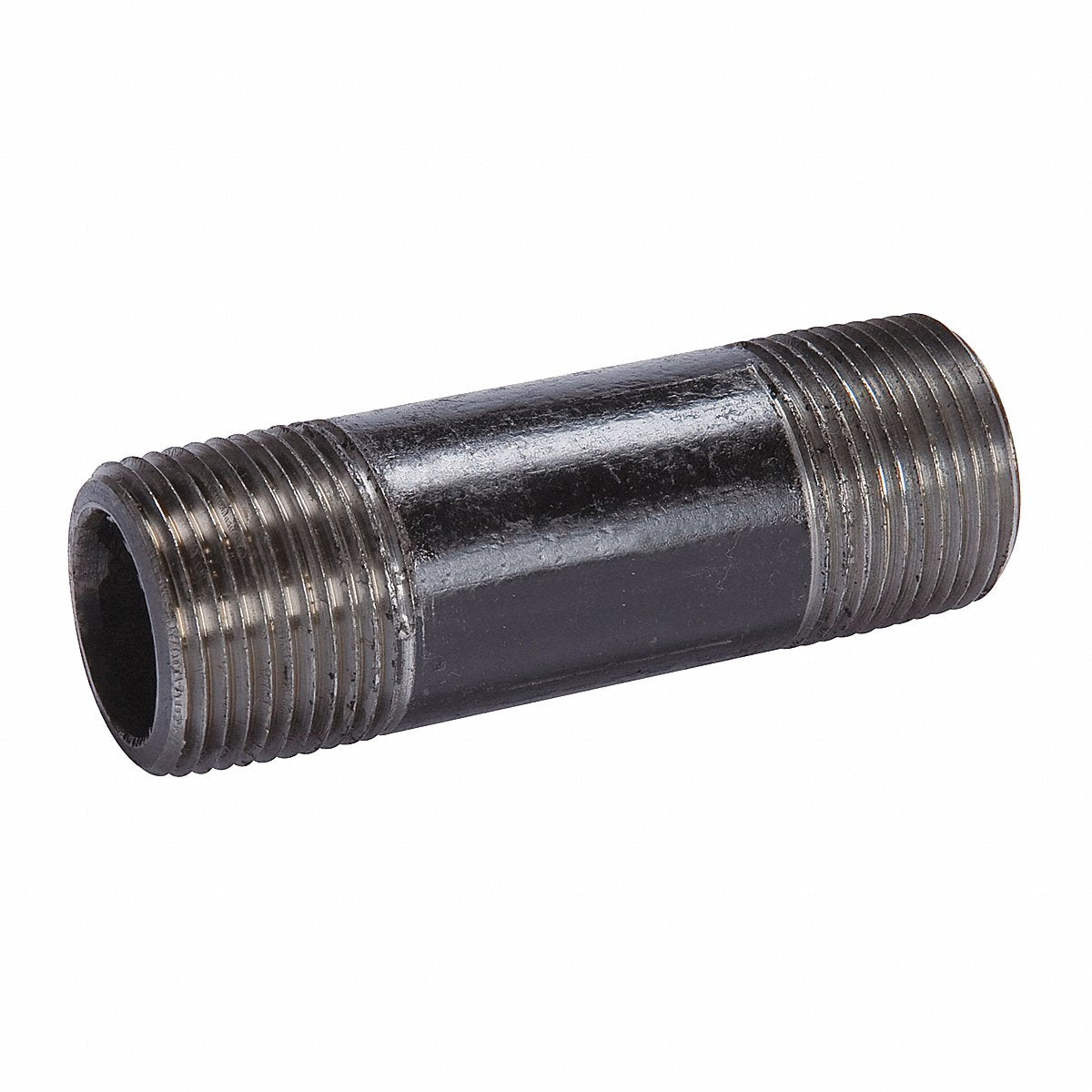 B&K LLC Black Pipe Nipple, Threaded, 1/2X2 In, 2 In (40402)