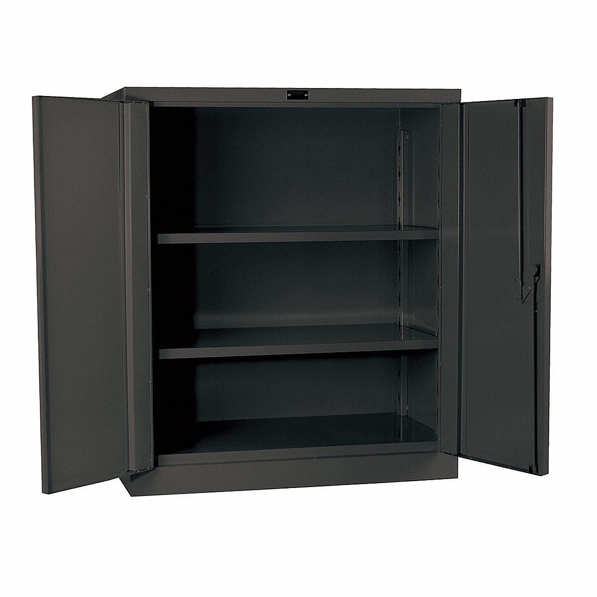 Hallowell Storage Cabinet 42 x 36 x 21 Charcoal 2 Shelves  (HWG6SC6142-2CL)