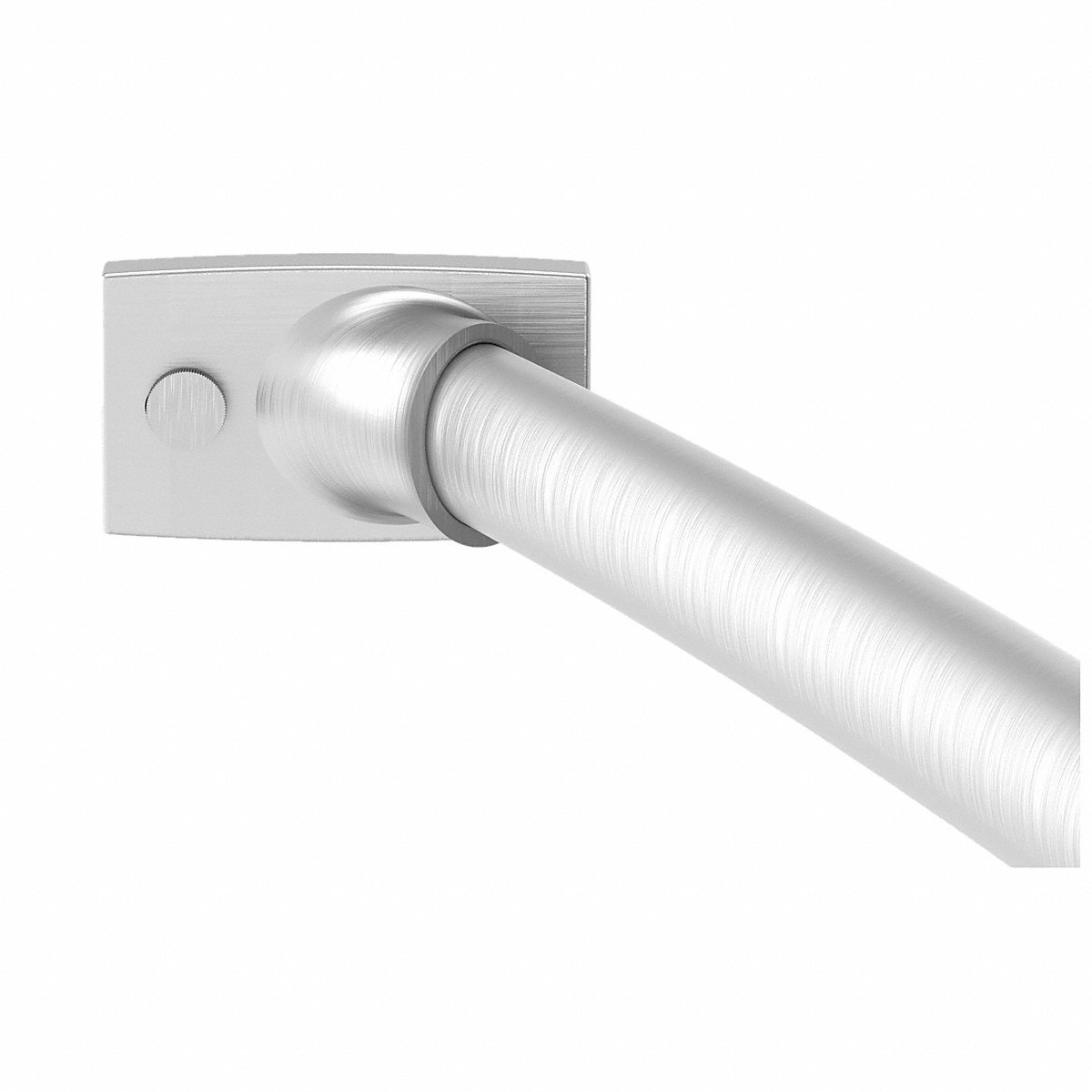 WingIts Curved Shower Rod Stainless Steel 60" L Satin Finish PK6 (WOCONSN5REN)