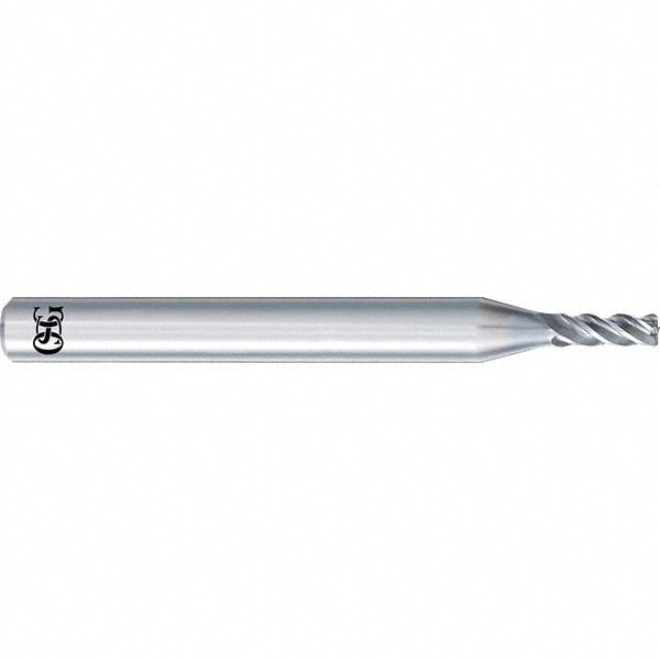 OSG 8556150 Corner Radius End Mill: 6.00 mm Dia, 13.00 mm LOC, 1.00 mm Corner Radius, 4 Flute, Solid Carbide
