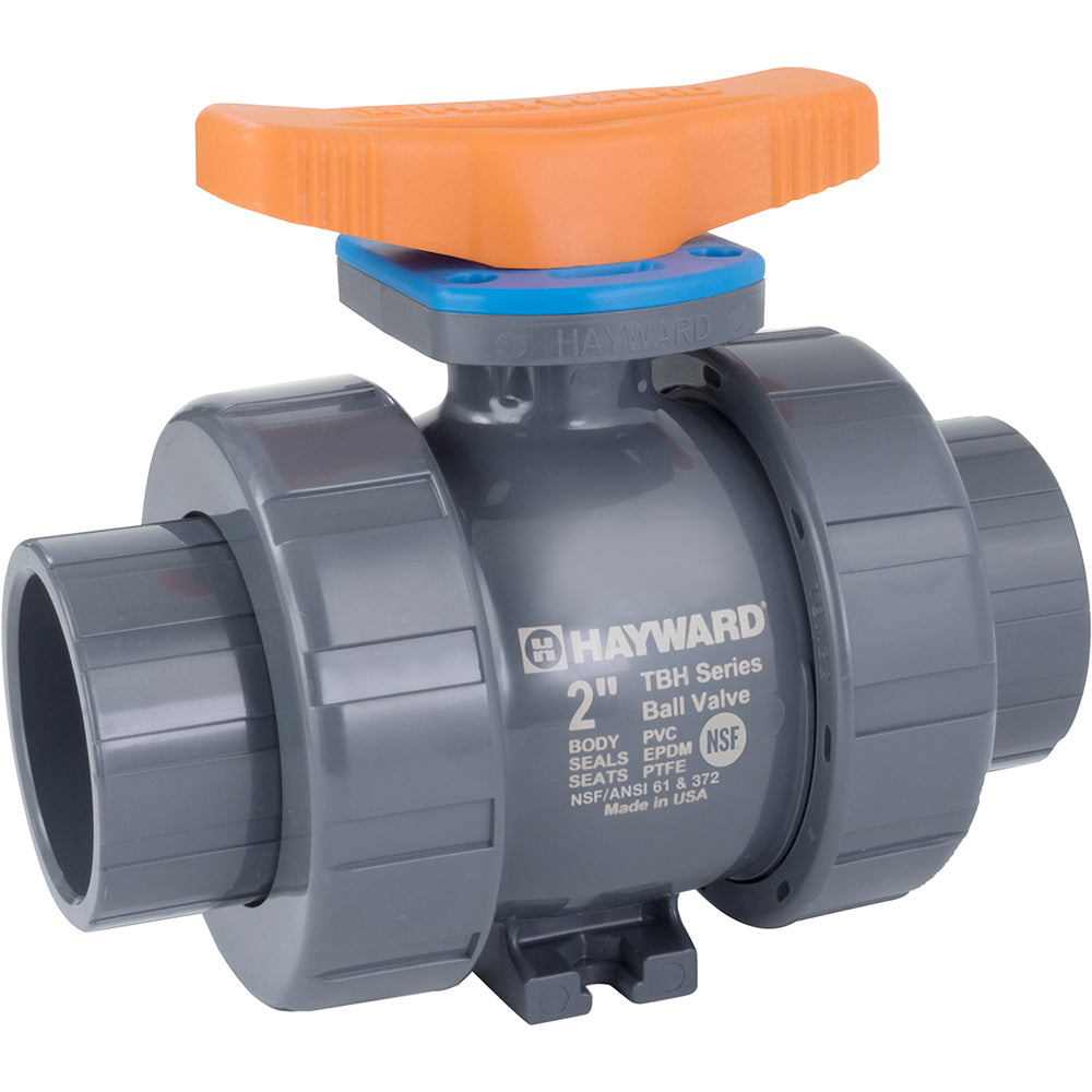 Hayward Flow Control TBH1200ASTE0000 Manual Ball Valve: 2" Pipe, Full Port