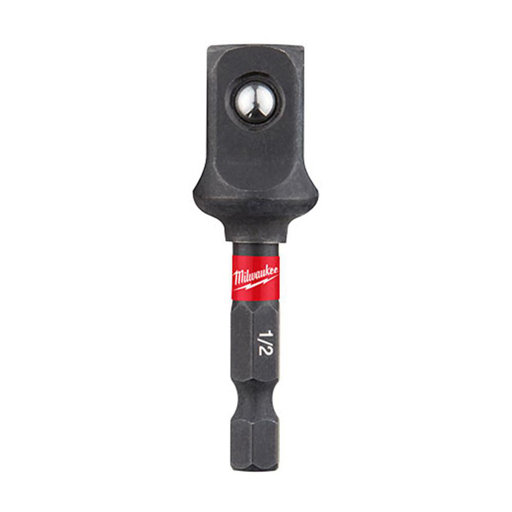 Milwaukee Tool 48-32-5034 SHOCKWAVE 1/4 in. Hex to 1/2 in. Square Socket Adapter