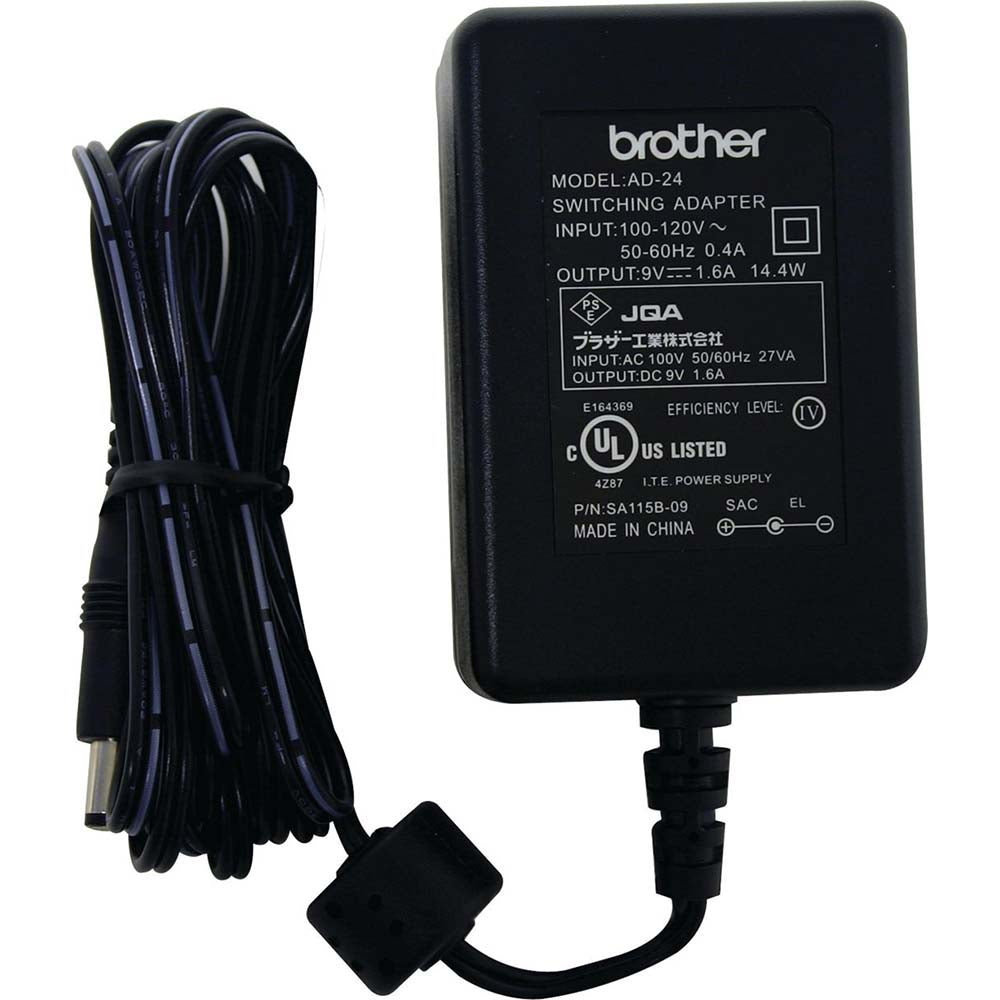 Brother AD24 Label Maker & Tape Accessories; For Use With: P-Touch Label Makers; UNSPSC Code: 55121611