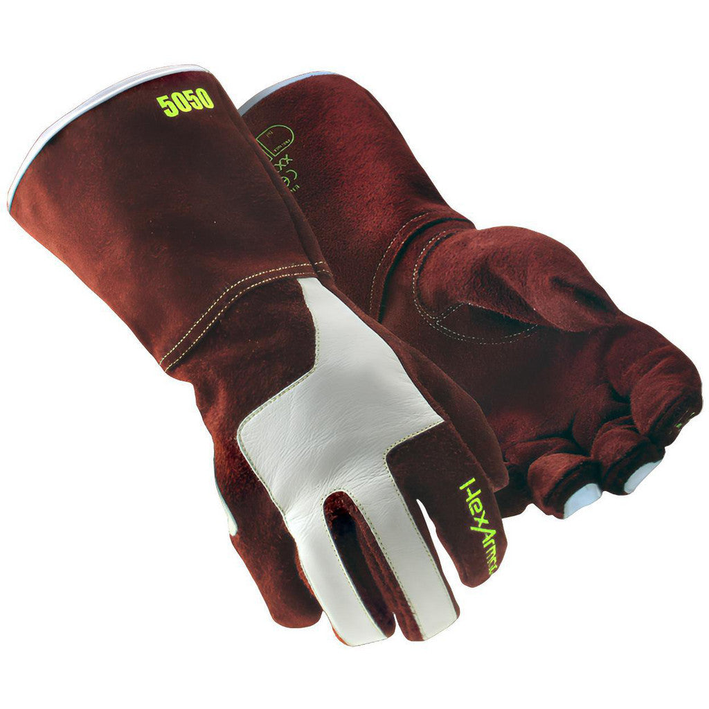 HexArmor 5050-L (9) Cut, Puncture & Abrasion-Resistant Gloves: 5050, Cut A6, Puncture 4, Abrasion 6, Size Large