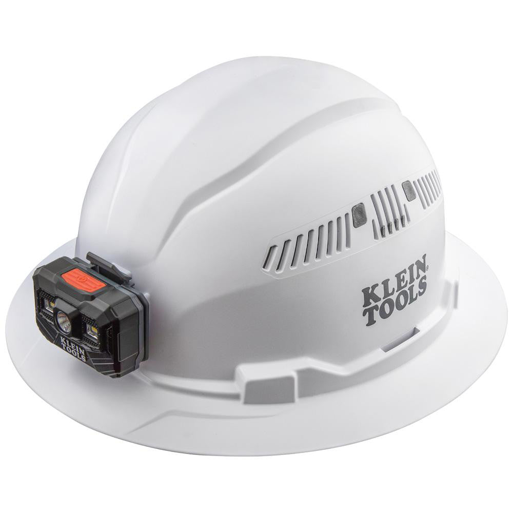 Klein Tools 60407RL Hard Hat: Full Brim, Class C, 4-Point Suspension