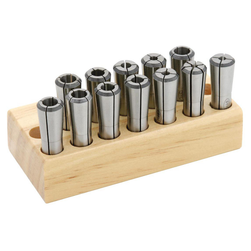 Techniks 18851-12IMS Collet Set: 12 Pc, Series SlimFIT 6, 7/64 to 1/4" Capacity