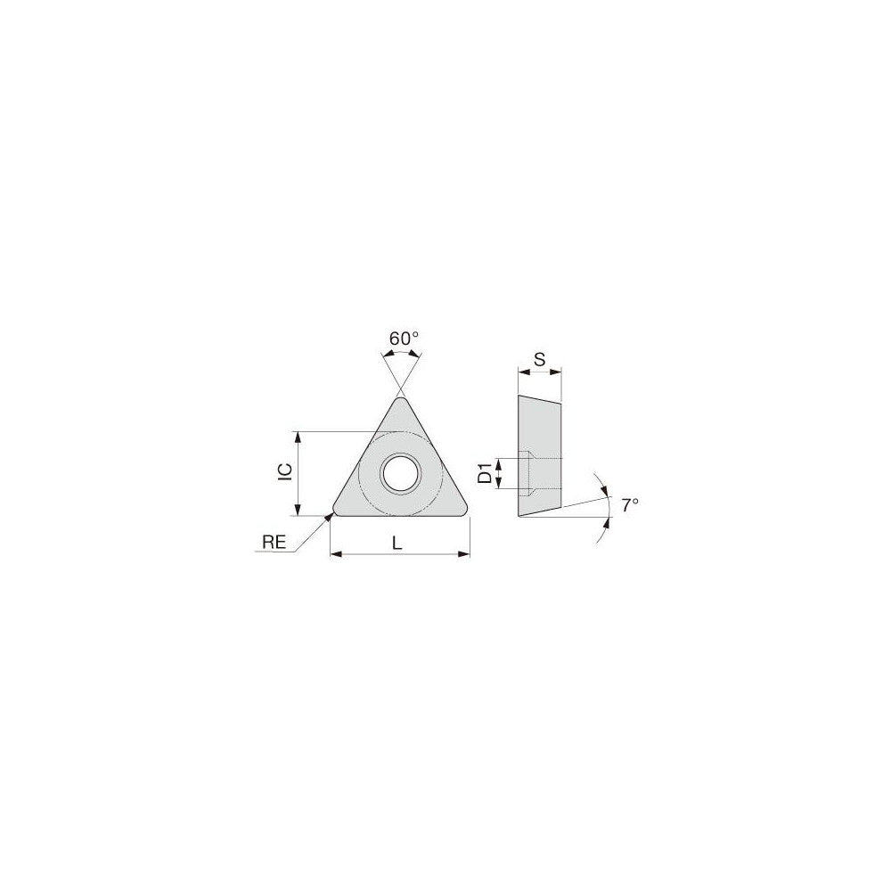 Tungaloy 6856793 Turning Insert: TCMT21.50.5PS AH725, Carbide