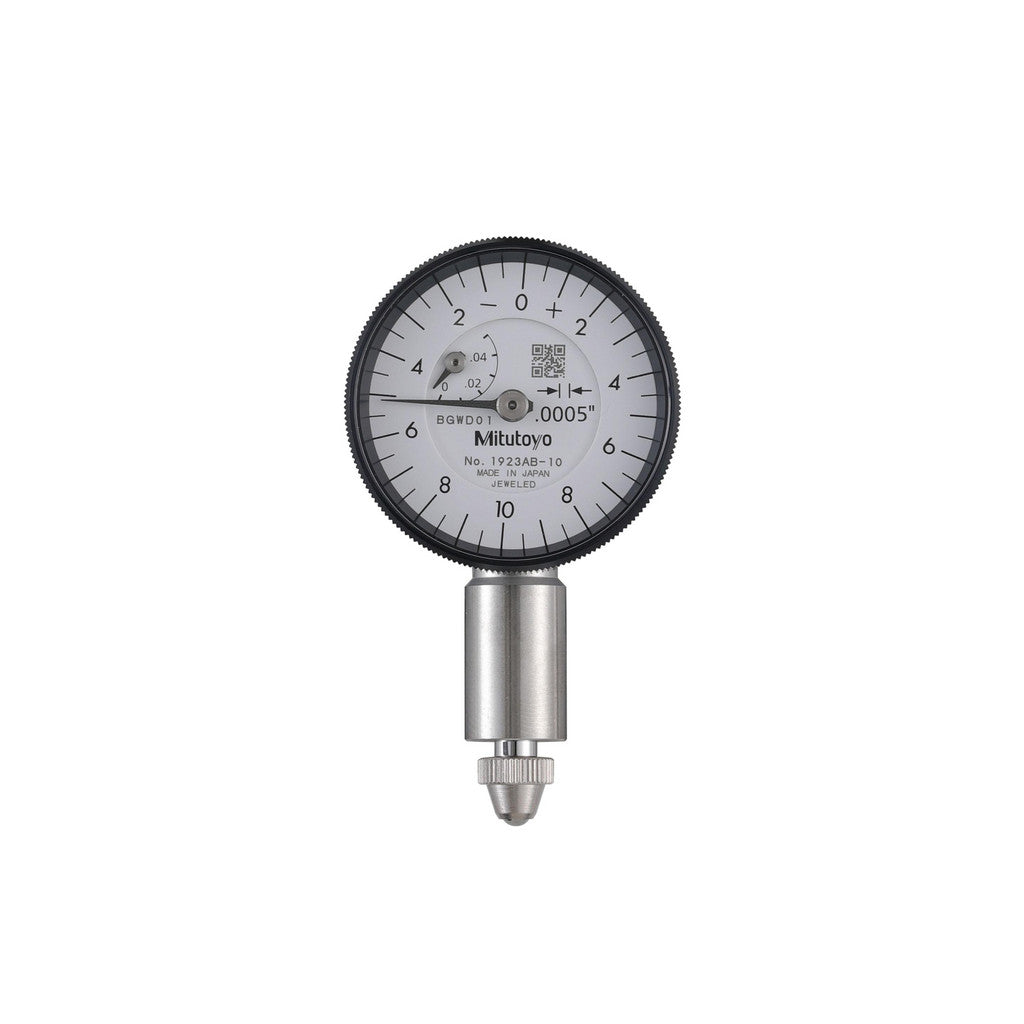 Mitutoyo 1923AB-10 Vertical Dial Test Indicator: 0.5" Max, 0.0005" Accuracy