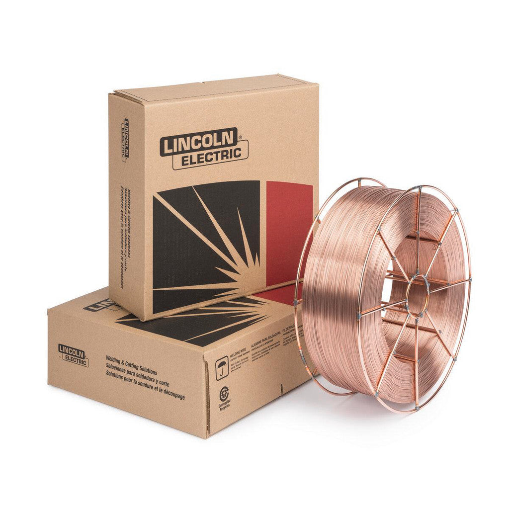 Lincoln Electric ED025946 MIG Solid Welding Wire: 0.045" Dia, Steel Alloy
