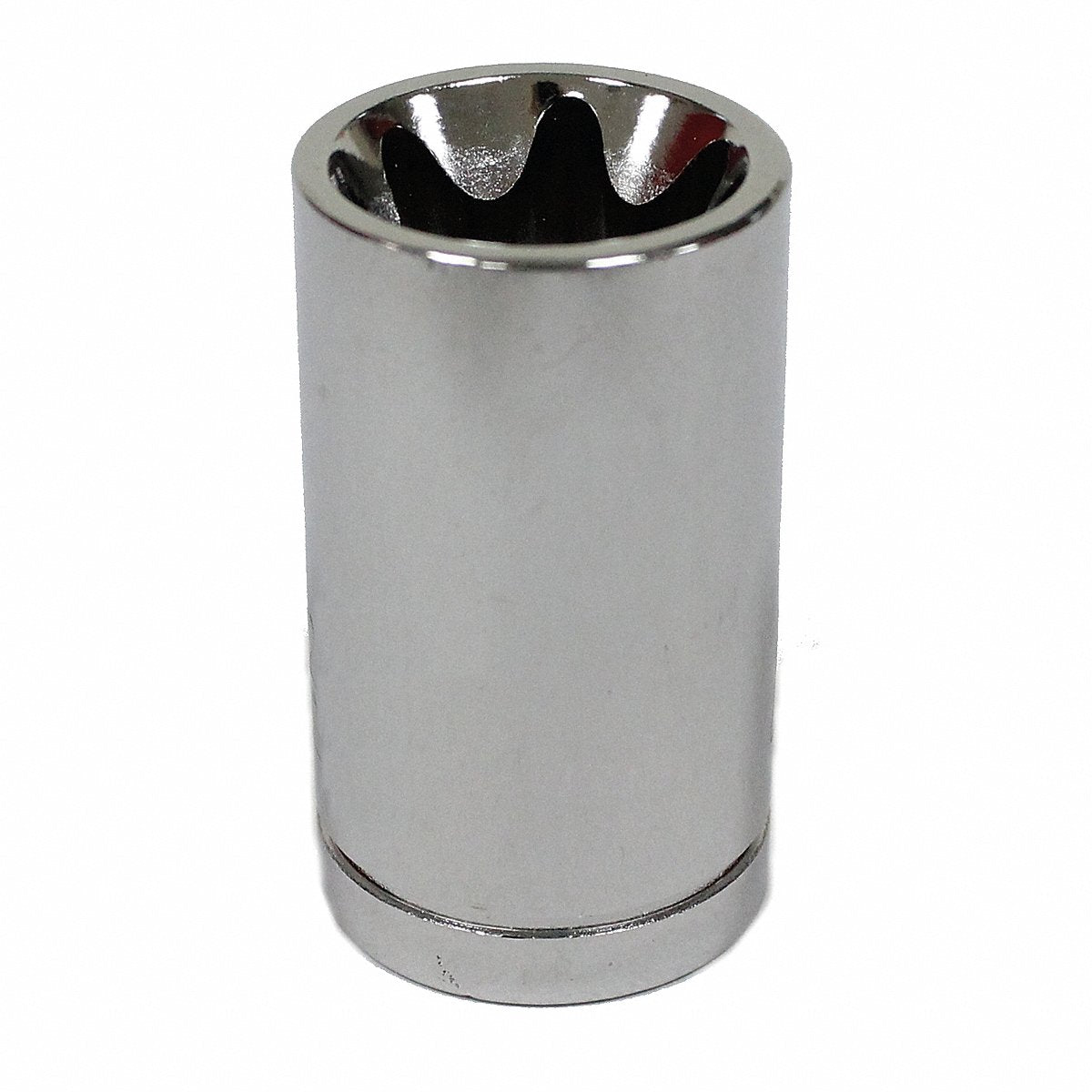 Westward Socket, Steel E x T x E 22 Chrome 0.5 in (20HX44)