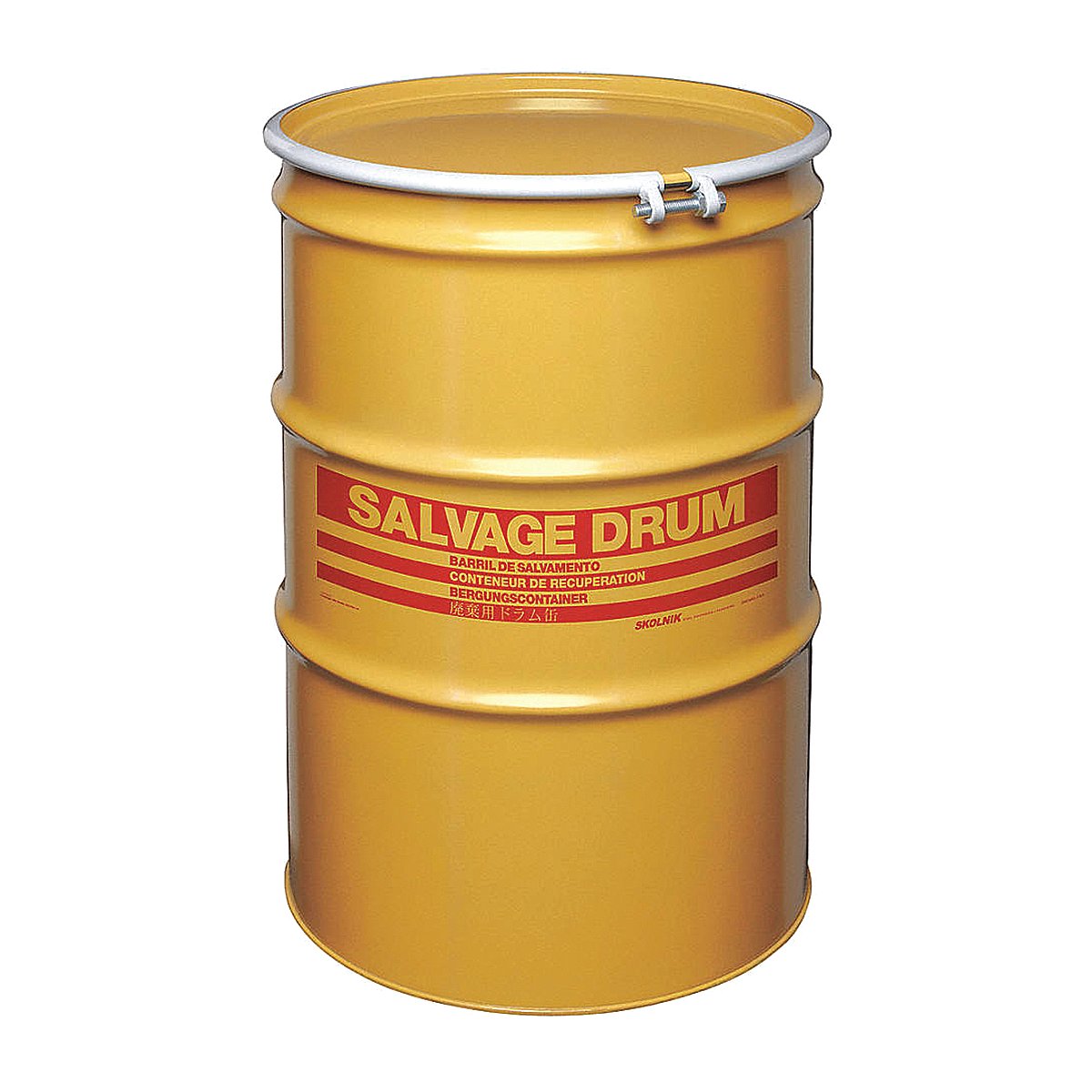 Barrel Accessory & Supply Co Inc. Salvage Drum, Yellow, 18Ga, 1.2Mm (HM8518L)