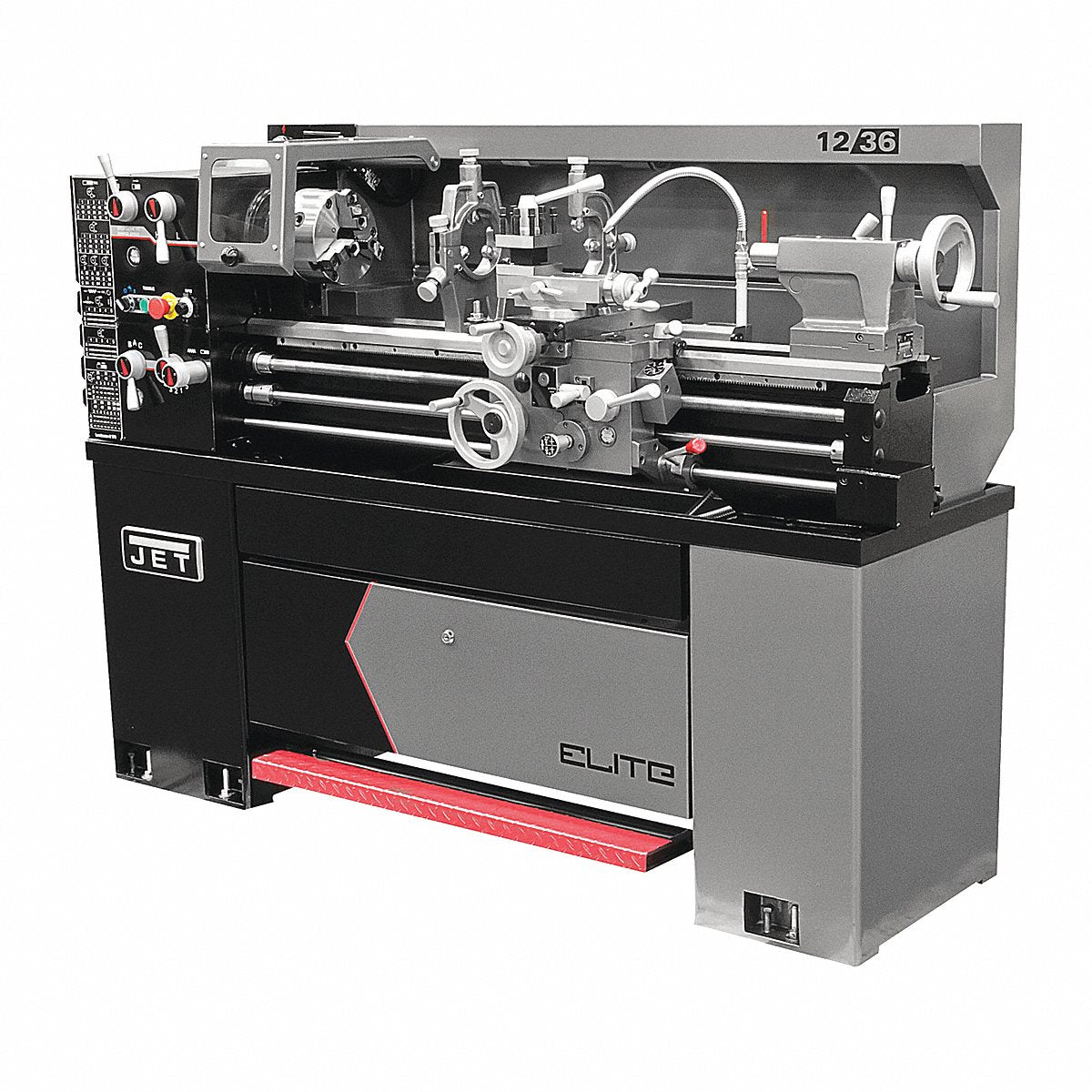 Jet Elite Engine Lathe, 2 HP, 3-Phase, 36 in Between Centers (892305)