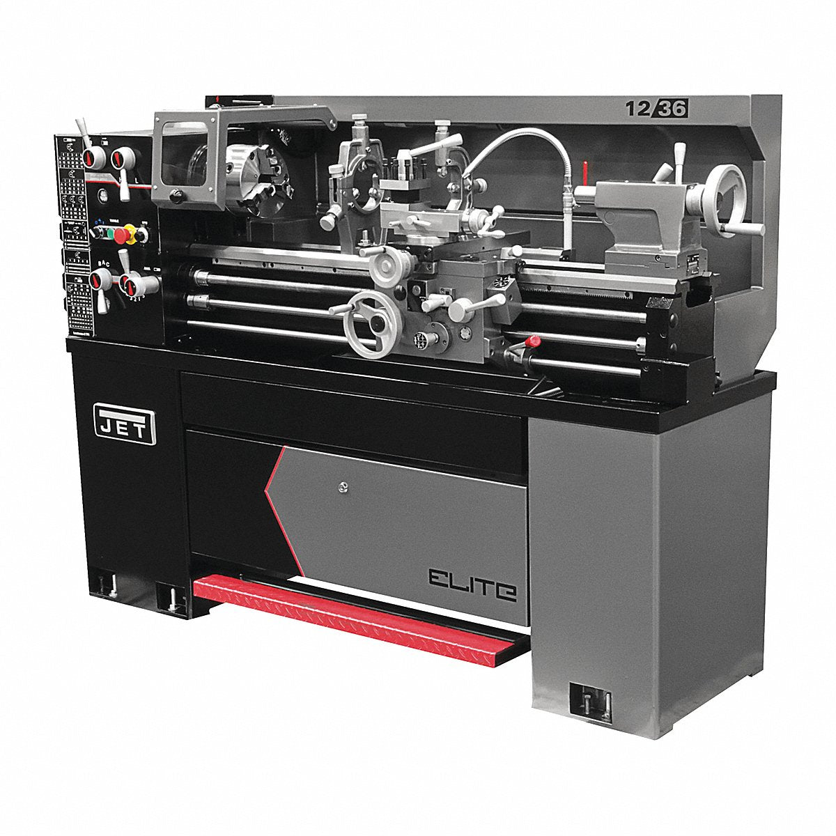 Jet Elite Engine Lathe, 2 HP, 3-Phase, 36 in Between Centers (892300)