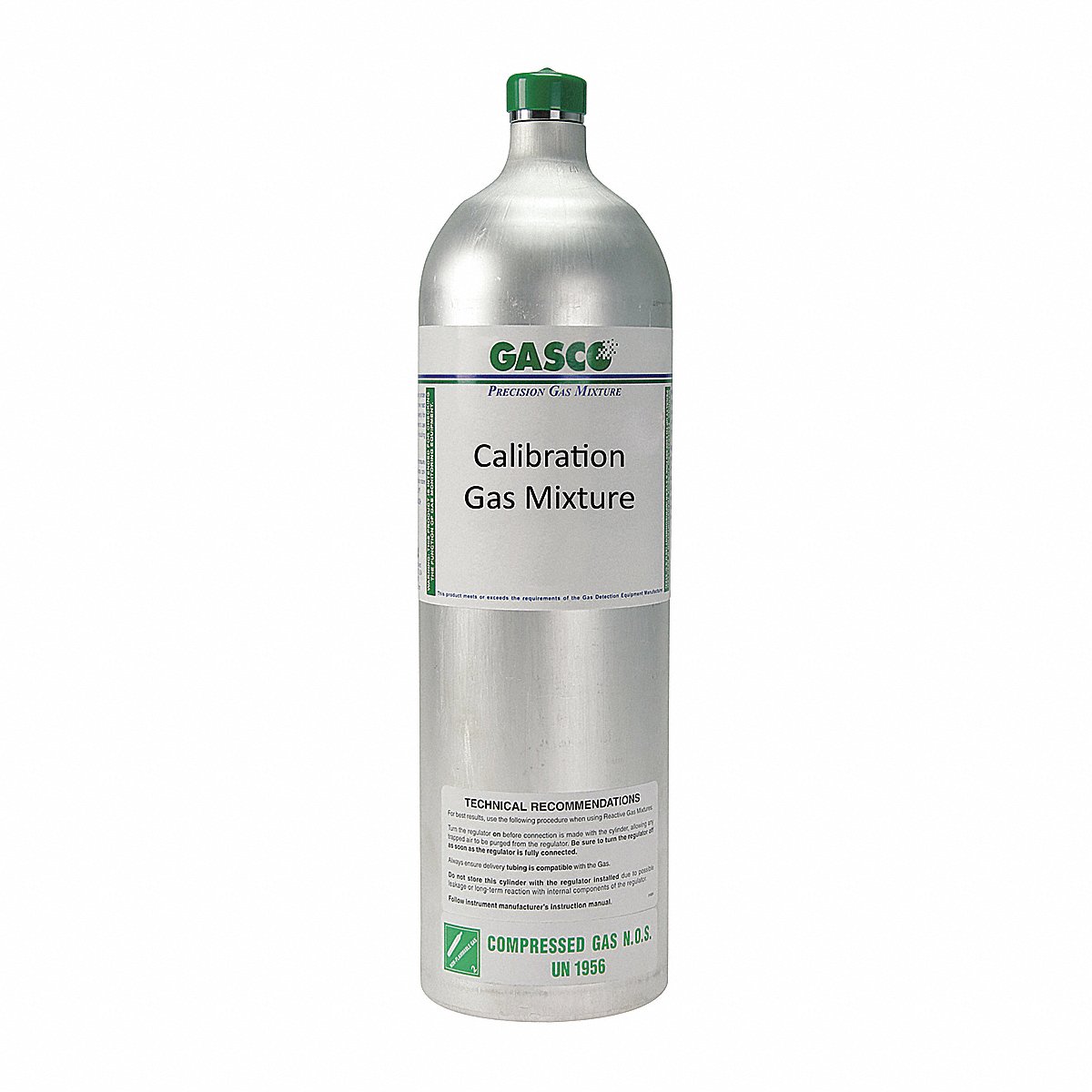 Gasco Calibration Gas, 5 Ppm Hydrogen Cyanide (74L-HCN-5)
