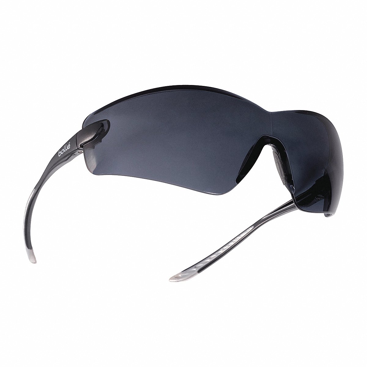 Bolle Safety Safetyglasses, Gray, Platinum, Black/Gray (40038)