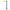 Tensabarrier Fixed Barrier Post with Belt 7-1/2 ft L (889F-23-23-STD-NO-YCX-C)