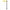 Tensabarrier Fixed Barrier Post with Belt 7-1/2 ft L (889F-3S-3S-STD-NO-YDX-C)