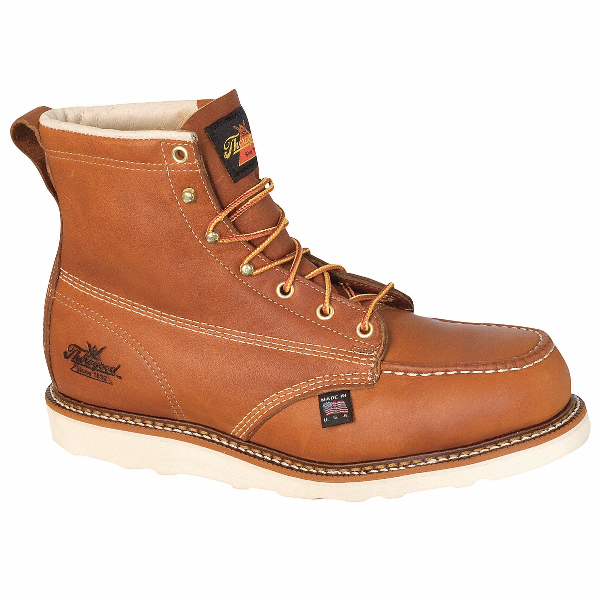 Thorogood Shoes G 5437 6-Inch Work Boot D 11 1/2 Brown PR (804-4200 11.5D)