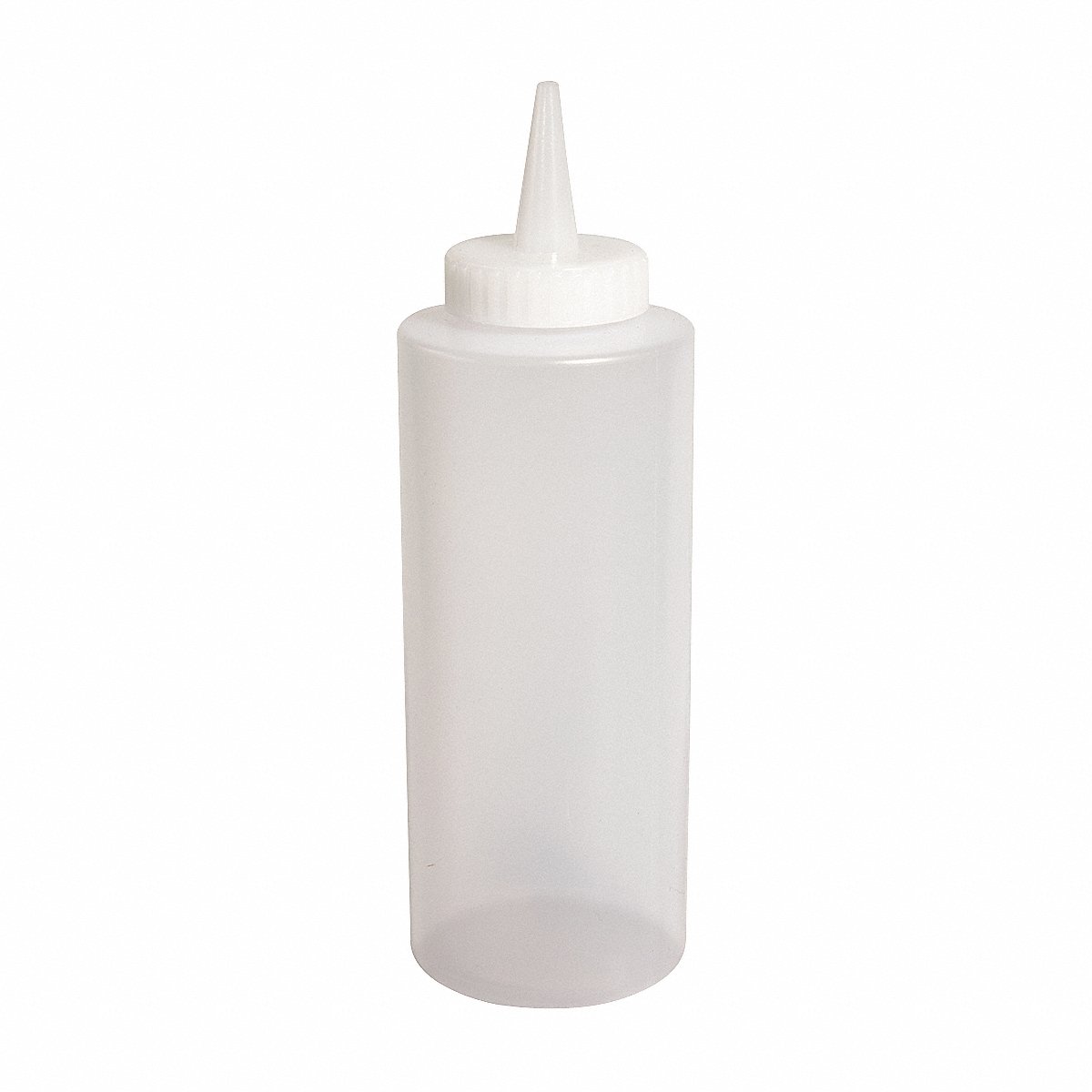 Crestware Squeeze Bottle 7 1/2 Clear Plastic PK12 (SB12C)