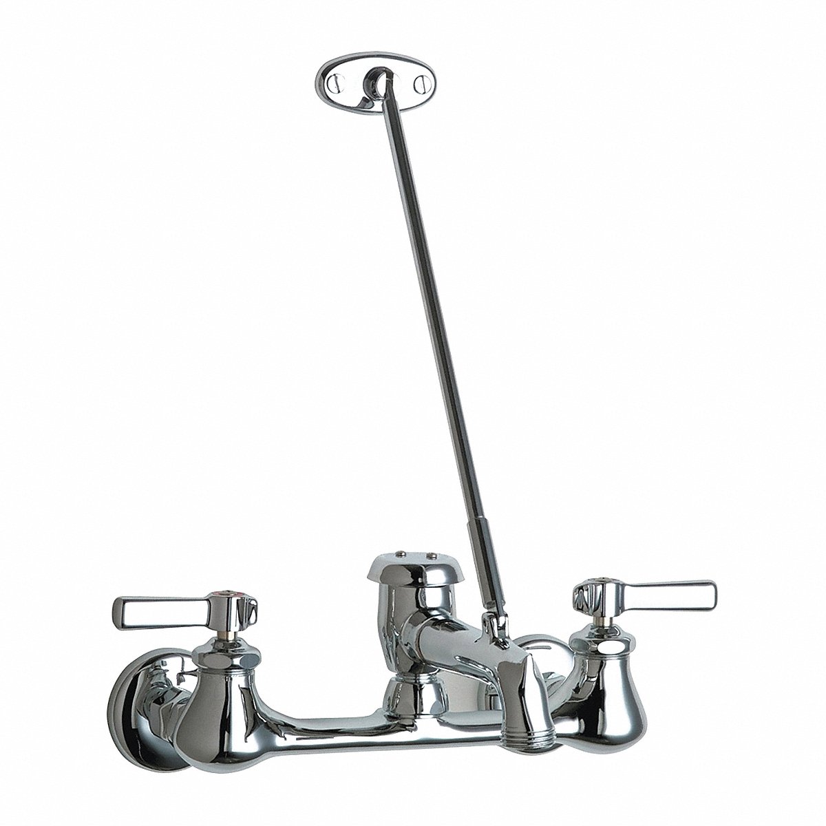 Chicago Faucets Hot And Cold Water Sink Faucet (540-LD897SWXFABCP)