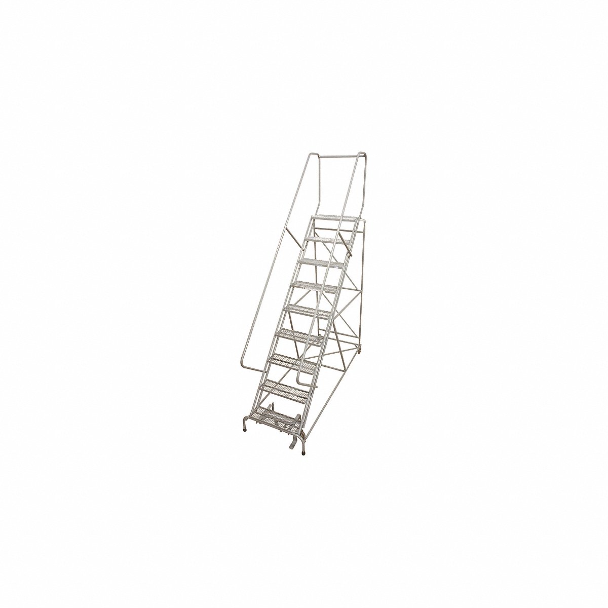 Cotterman Rolling Ladder Steel 140 In. H. Gray (1711R3232A3E24B4W4C1P6)