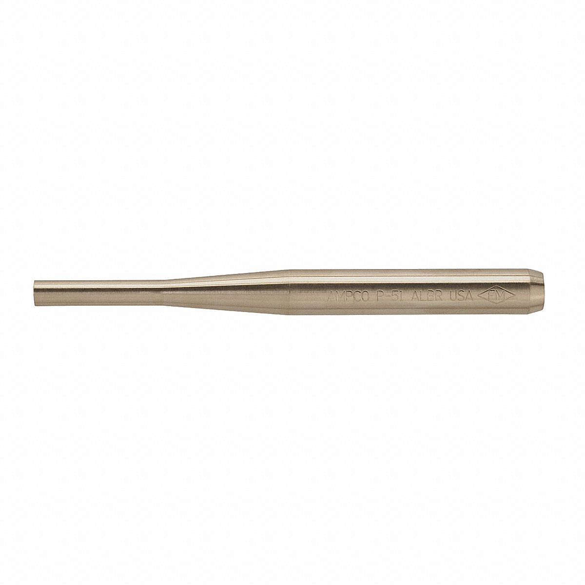 Ampco Rnd Pin Punch Non-Spark 5/16 x 6 in (P-51A)