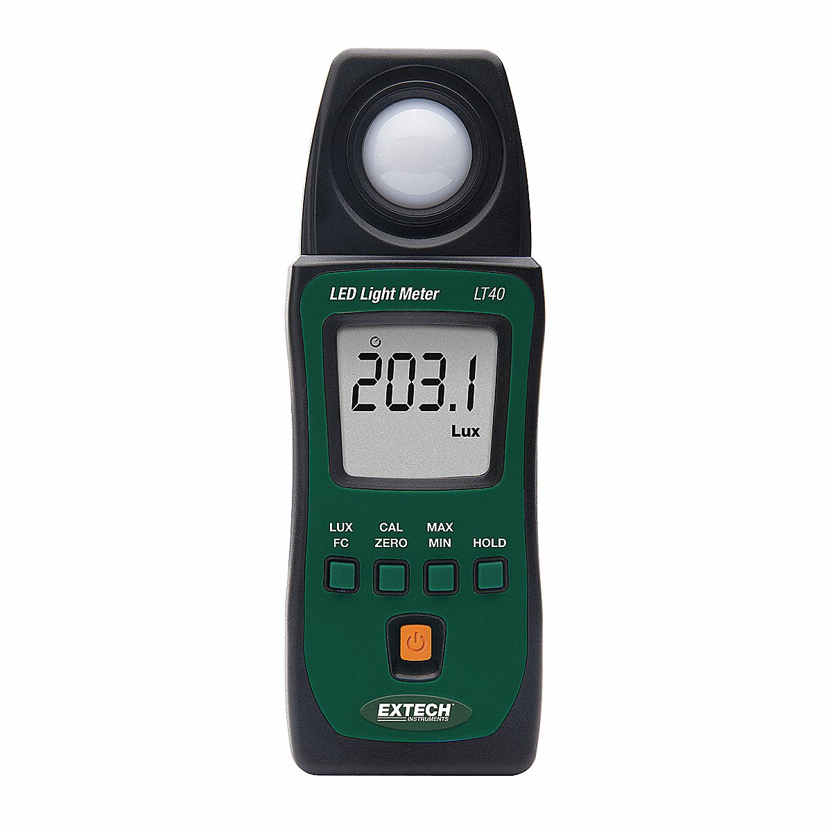 Extech LightMeter +/-3%Light ACC FullSize (LT40-NIST)