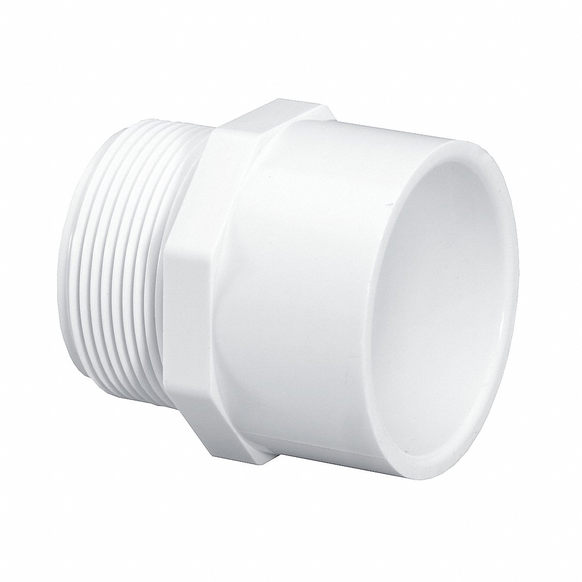 Lasco Fittings Inc. Male Adapter, 2 In, Schedule 40, White, 2 in (436020)