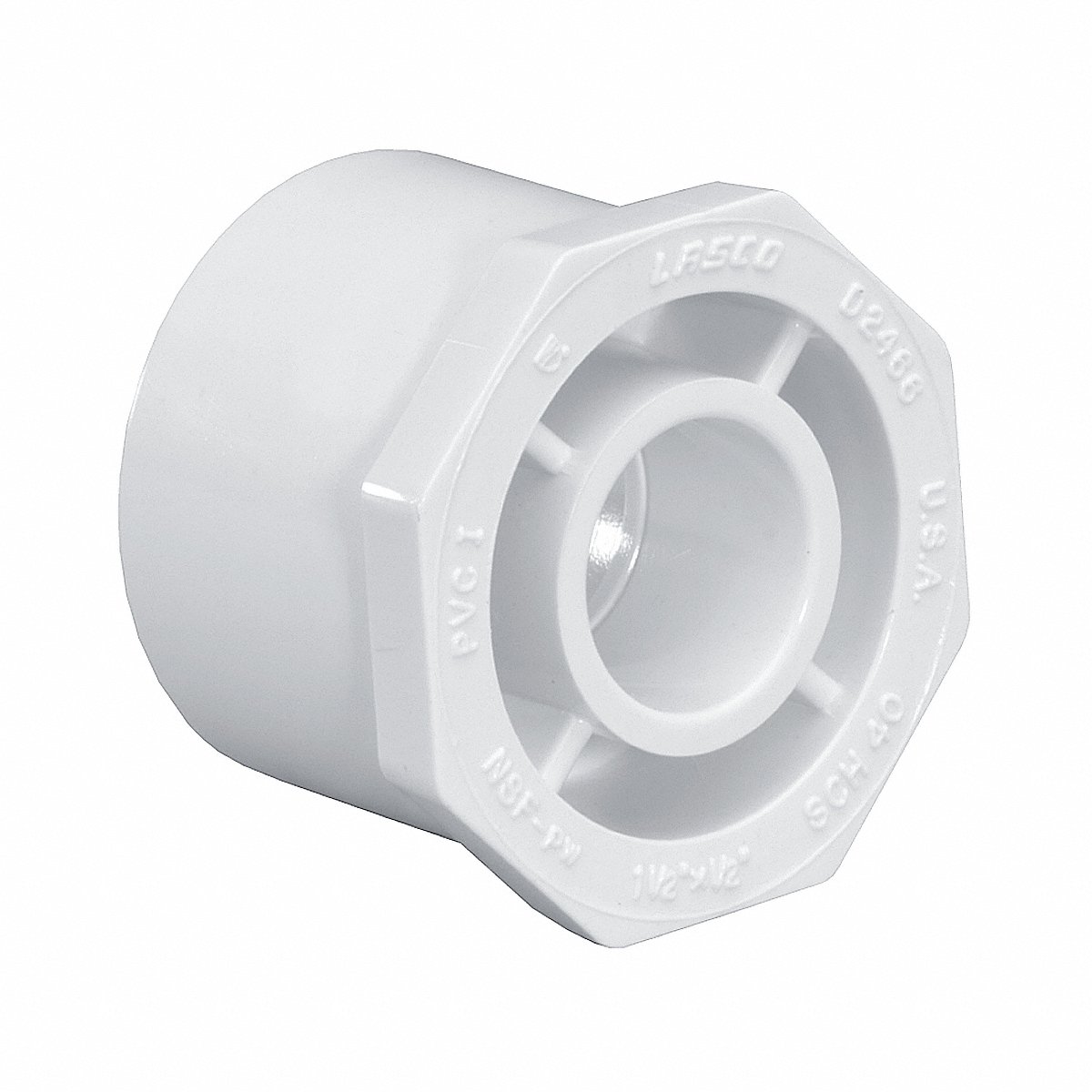 Reducing Bushing 2 1/2 x 2 in PVC SCH 40 (437292)