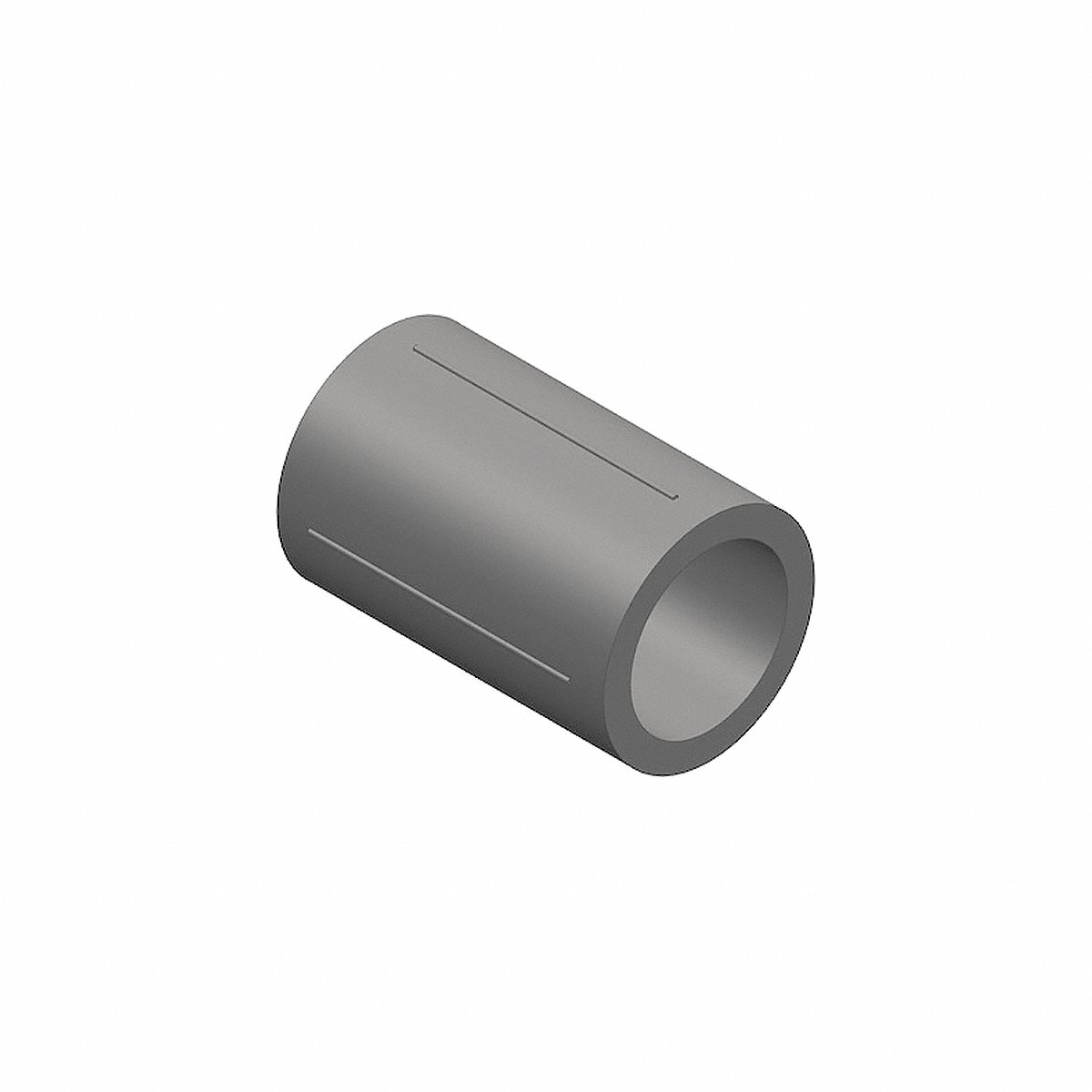 Coupling 6 in Schedule 80 Socket Gray (829-060)