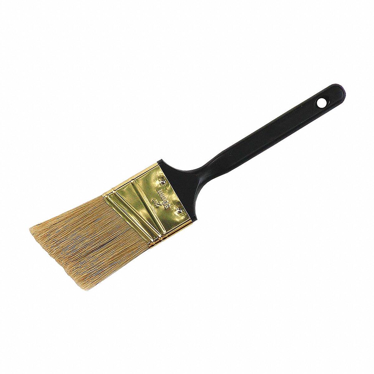 AbilityOne - White Natural Bristle Paint Brushes - 2-1/2 Angle Sash 8020-01-596-4254