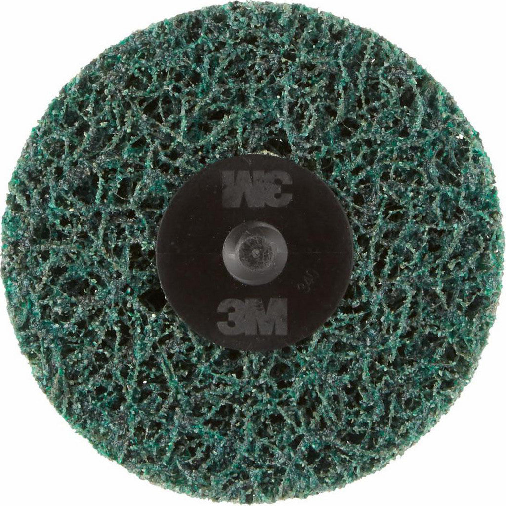 3M 7100258624 Deburring Disc: 3" Dia, Extra Coarse Grade, Aluminum Oxide