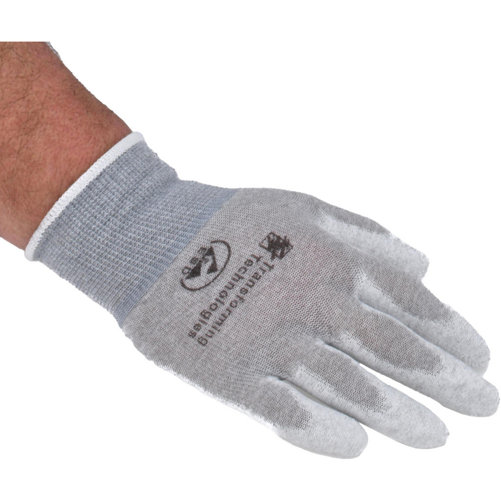 Transforming Technologies GL2504P Electrical Protection Gloves & Leather Protectors; Color: White; Hand: Pair; Static Dissipative: Yes; UNSPSC Code: 46181504