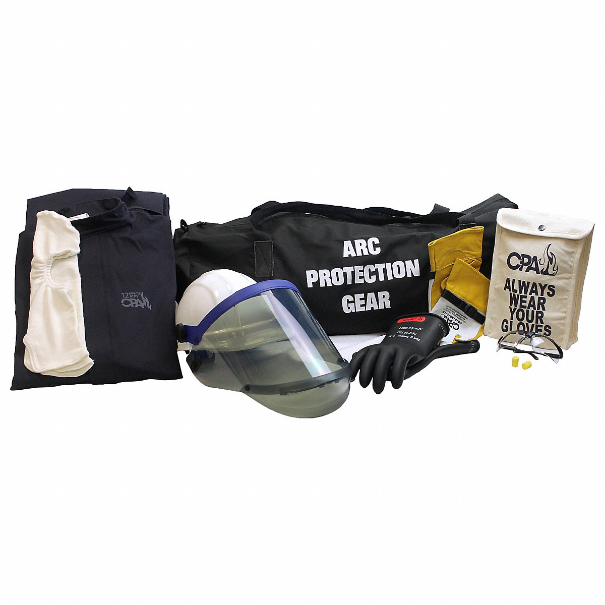 Chicago Protective Apparel Arc Flash Jacket And Bib Kit, Navy, Xl (AG-12 -XL)