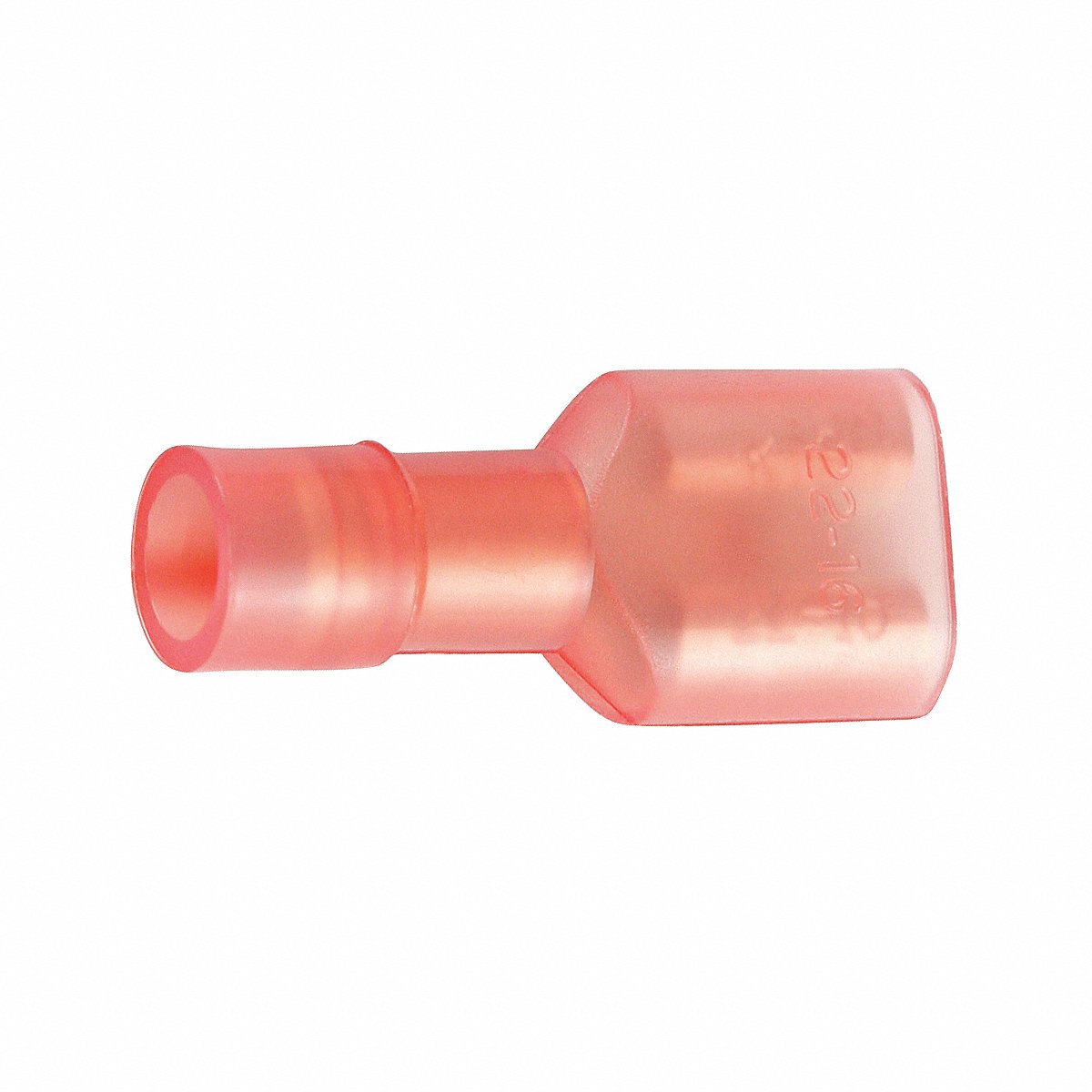 Grainger Female 22 to 16 AWG 0.11 in Nylon Red PK100 (24C849)