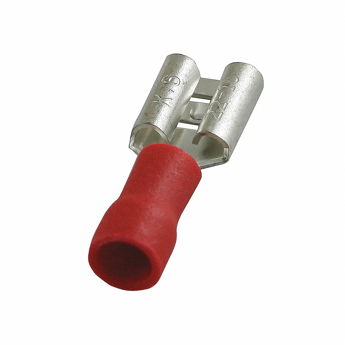 Grainger Female 22 to 16 AWG 0.11 in PVC Red PK100 (24C894)