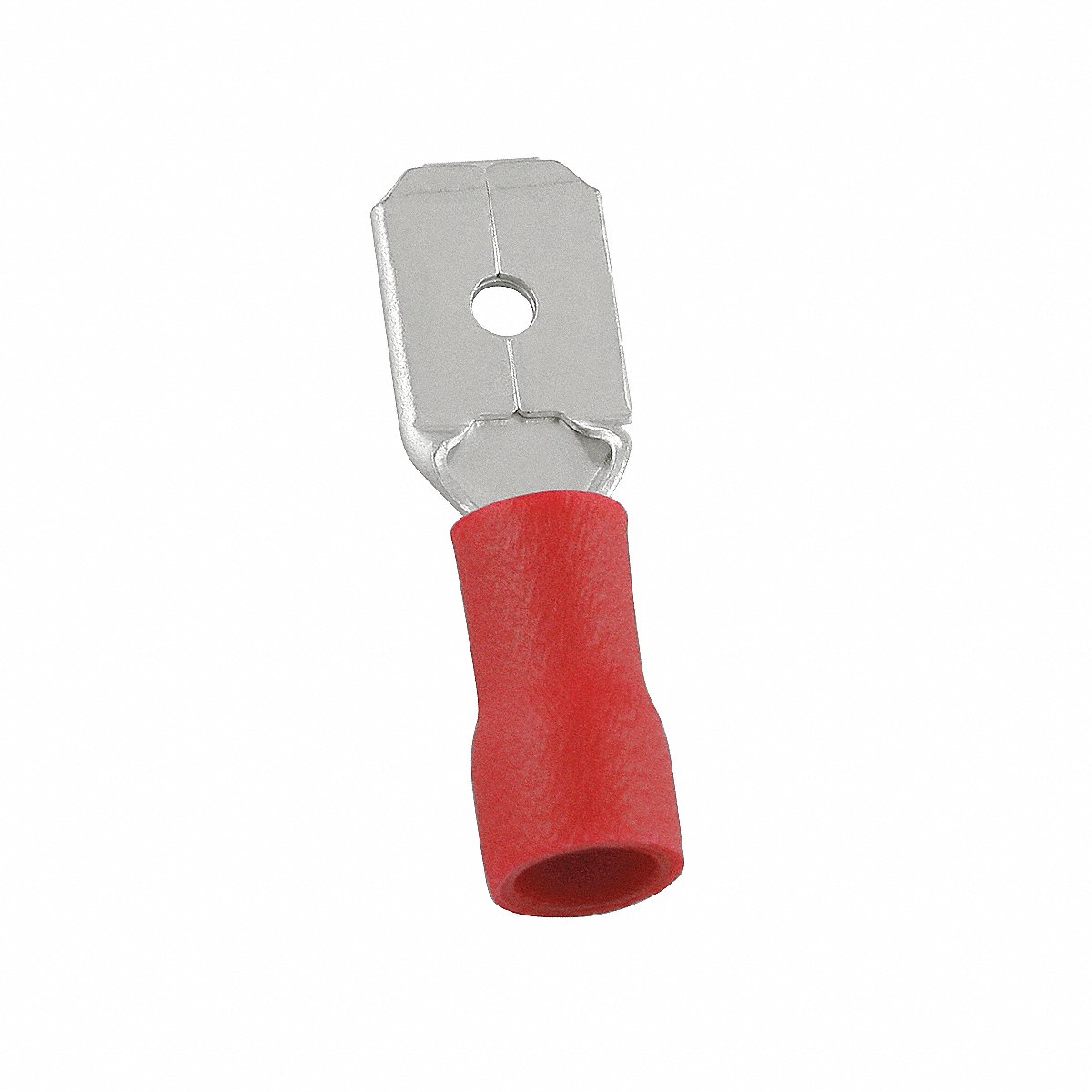 Grainger Male 22 to 16 AWG 0.187 in PVC Red PK100 (24C890)